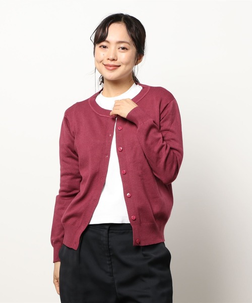 ABITOKYO(アビトーキョー)の「2021SS クルーネックサマーニットカーディガン(カーディガン/ボレロ・レディース・ホワイト/ブラック/ベージュ/グリーン/バーガンディー・FREE)」の6枚目の写真