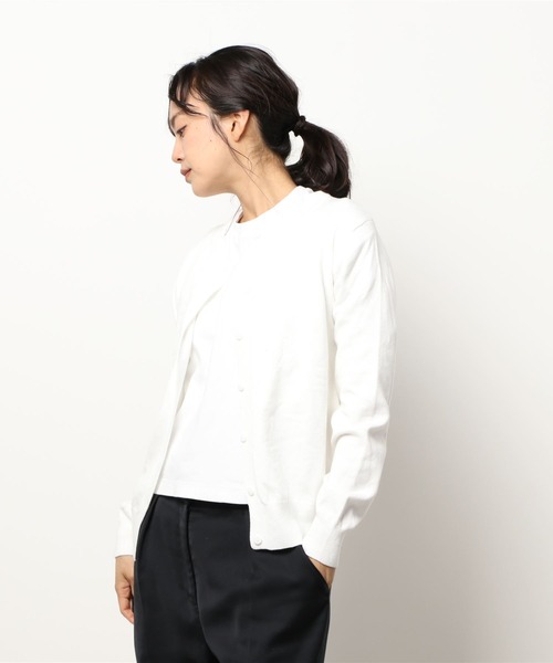 ABITOKYO(アビトーキョー)の「2021SS クルーネックサマーニットカーディガン(カーディガン/ボレロ・レディース・ホワイト/ブラック/ベージュ/グリーン/バーガンディー・FREE)」の7枚目の写真