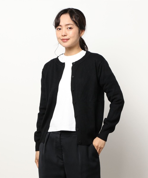 ABITOKYO(アビトーキョー)の「2021SS クルーネックサマーニットカーディガン(カーディガン/ボレロ・レディース・ホワイト/ブラック/ベージュ/グリーン/バーガンディー・FREE)」の8枚目の写真