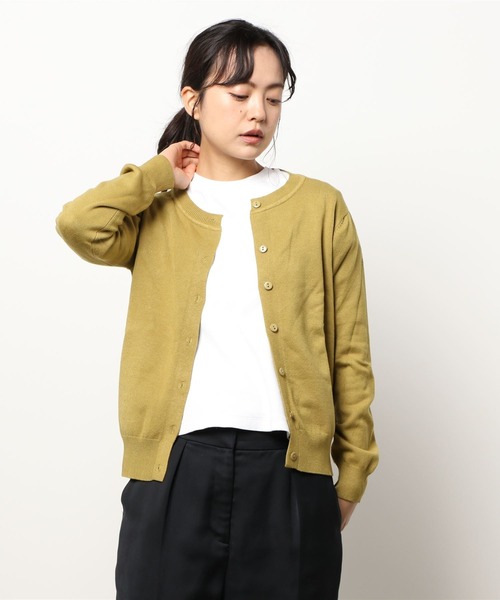 ABITOKYO(アビトーキョー)の「2021SS クルーネックサマーニットカーディガン(カーディガン/ボレロ・レディース・ホワイト/ブラック/ベージュ/グリーン/バーガンディー・FREE)」の10枚目の写真