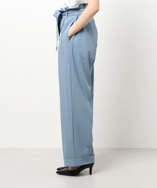 COLONY 2139（コロニートゥーワンスリーナイン）の「リネンライクリボン付ワイドパンツ(ブラック・グリーン・ブルー)（その他パンツ・レディース・グリーン/ブラック/ブルー・LARGE/MEDIUM）」の15枚目の写真