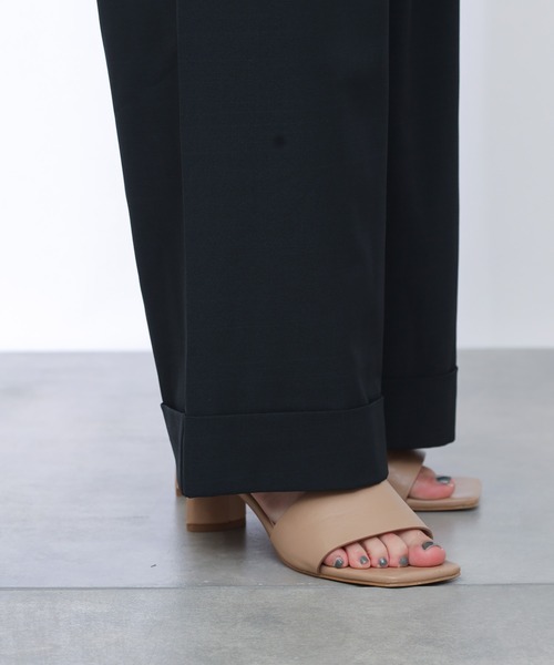 COLONY 2139（コロニートゥーワンスリーナイン）の「リネンライクリボン付ワイドパンツ(ブラック・グリーン・ブルー)（その他パンツ・レディース・グリーン/ブラック/ブルー・LARGE/MEDIUM）」の18枚目の写真