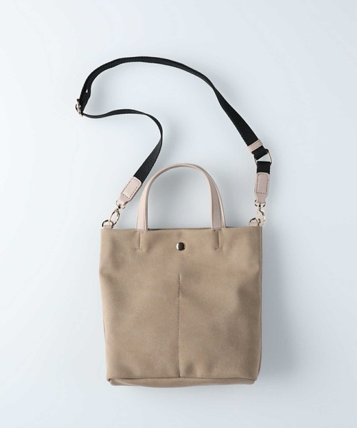 HONEYSUCKLE ROSE(ハニーサックルローズ)の「【HONEYSUCKLE ROSE】ミニショルダートート(ショルダーバッグ・レディース・オフホワイト/ブラック/ベージュ・ONE SIZE)」の8枚目の写真