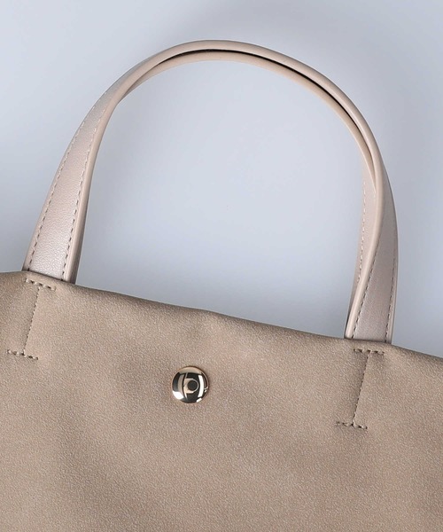 HONEYSUCKLE ROSE(ハニーサックルローズ)の「【HONEYSUCKLE ROSE】ミニショルダートート(ショルダーバッグ・レディース・オフホワイト/ブラック/ベージュ・ONE SIZE)」の12枚目の写真