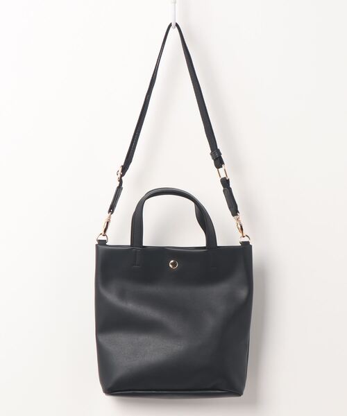 HONEYSUCKLE ROSE(ハニーサックルローズ)の「【HONEYSUCKLE ROSE】ミニショルダートート(ショルダーバッグ・レディース・オフホワイト/ブラック/ベージュ・ONE SIZE)」の17枚目の写真