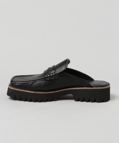 JEANASIS（ジーナシス）の「アツゾコミュールローファー/953908（ローファー・レディース・ブラック/ブラウン・M/L）」の10枚目の写真