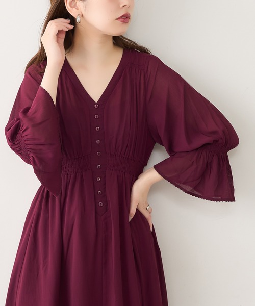 セール Web限定カラー有り ちび釦大人レディワンピース ワンピース Natural Couture ナチュラルクチュール のファッション通販 Zozotown