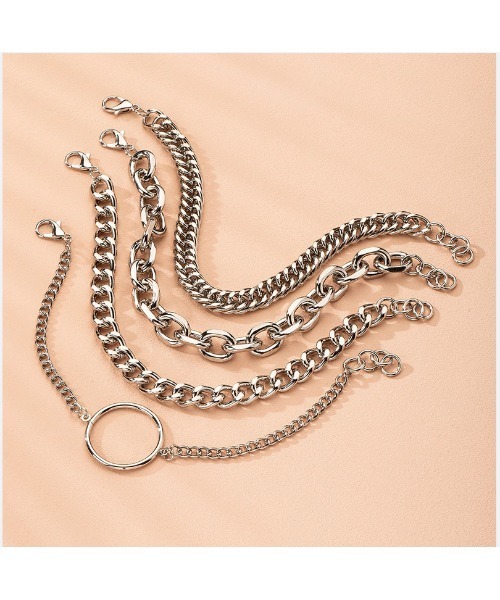 SILVER BULLET（シルバーバレット）の「『SBLTR』ユニセックス デザインチェーンブレスレット 4点セット（ブレスレット・レディース・その他8/その他6/その他7/その他1/その他2/その他3/その他5/その他4/その他24・FREE）」の2枚目の写真