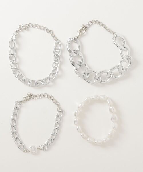 SILVER BULLET（シルバーバレット）の「『SBLTR』ユニセックス デザインチェーンブレスレット 4点セット（ブレスレット・レディース・その他8/その他6/その他7/その他1/その他2/その他3/その他5/その他4/その他24・FREE）」の14枚目の写真