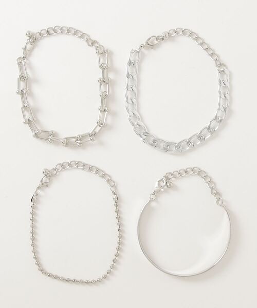 SILVER BULLET（シルバーバレット）の「『SBLTR』ユニセックス デザインチェーンブレスレット 4点セット（ブレスレット・レディース・その他8/その他6/その他7/その他1/その他2/その他3/その他5/その他4/その他24・FREE）」の16枚目の写真