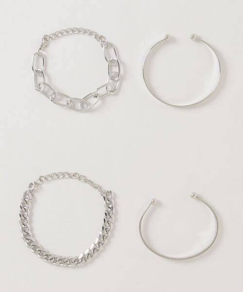 SILVER BULLET（シルバーバレット）の「『SBLTR』ユニセックス デザインチェーンブレスレット 4点セット（ブレスレット・レディース・その他8/その他6/その他7/その他1/その他2/その他3/その他5/その他4/その他24・FREE）」の17枚目の写真