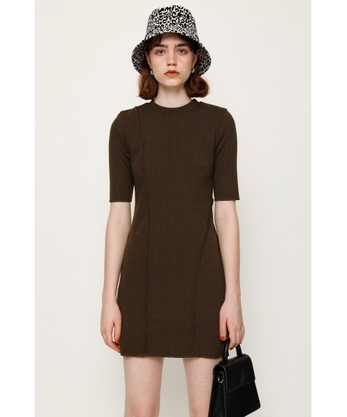 SLY（スライ）の「REMAKE H N RIB MINI OP リメイク ハイネック リブ