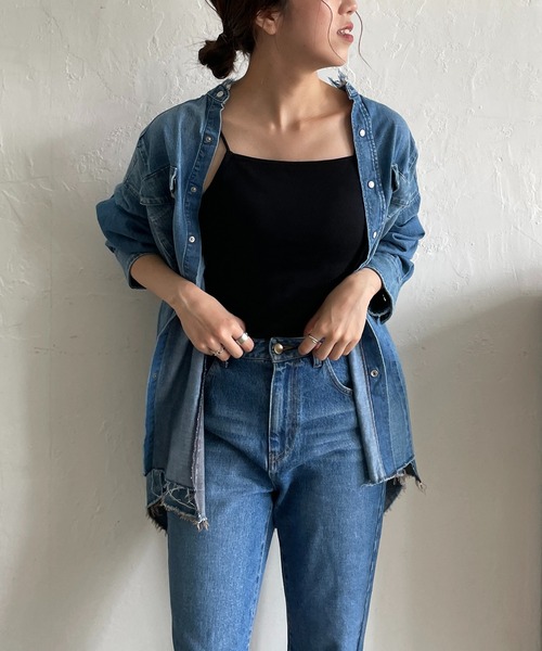 CAPRICIEUX LE'MAGE（カプリシューレマージュ）の「【Wrangler/ラングラー】リメイクウエスタンシャツ（シャツ/ブラウス・レディース・ブラック/ブルー・FREE）」の12枚目の写真