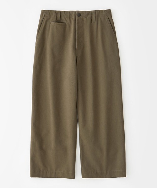 STUDIO NICHOLSON(スタジオニコルソン)の「【STUDIO NICHOLSON】 PEACHED COTTON TWILL WIDE LEG SKATER(チノパンツ・メンズ・ベージュ/カーキ・X-SMALL/SMALL/MEDIUM)」の8枚目の写真