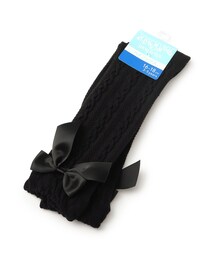 ◆サテンリボンフロートハイソックス