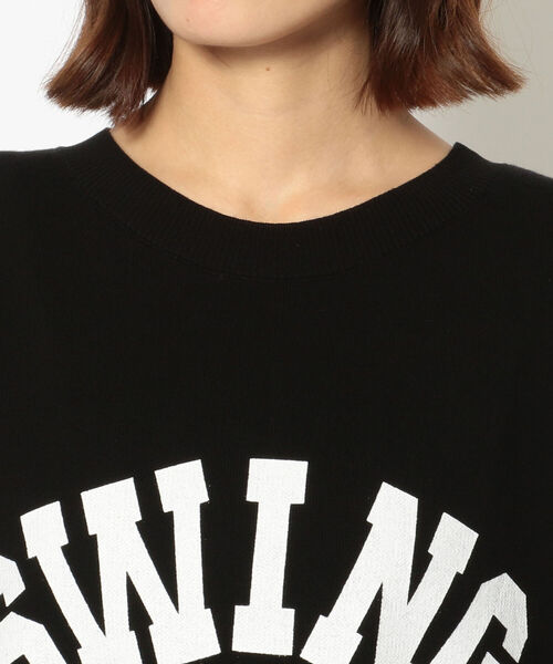 Sugar トップス Rose シュガーローズ ロゴニット ドルマンpo ニット セーター Sugar Rose シュガーローズ のファッション