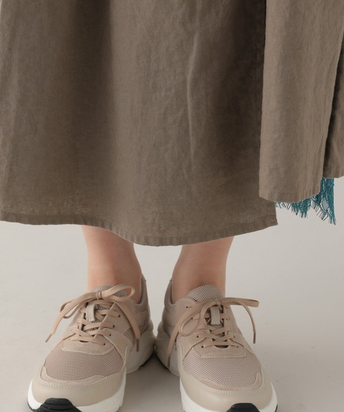 studio CLIP（スタディオクリップ）の「《Natural by studio CLIP》リネンコットン2WAYキャミワンピース（ワンピース・レディース・ベージュ/グリーン・FREE）」の8枚目の写真