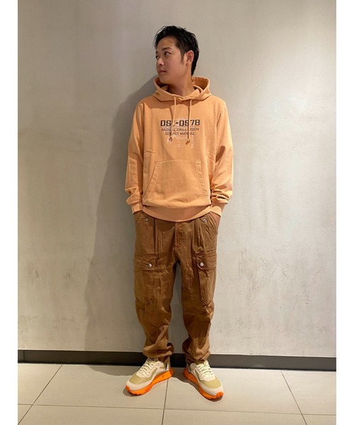 DIESEL（ディーゼル）の「メンズ レザーMIX ランニング スニーカー（スニーカー・メンズ・ブラック/オレンジ系その他/ホワイト/ホワイト×ブルー・42/43/44/40/41）」の21枚目の写真