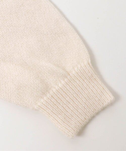 Seraph（セラフ）の「/クラフト風フェアアイル柄フラワーセーター（ニット/セーター・キッズ・オフホワイト/ブラック・100/90/130/140/95/80/120/110）」の6枚目の写真