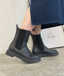 ミドルレングスサイドゴアブーツ