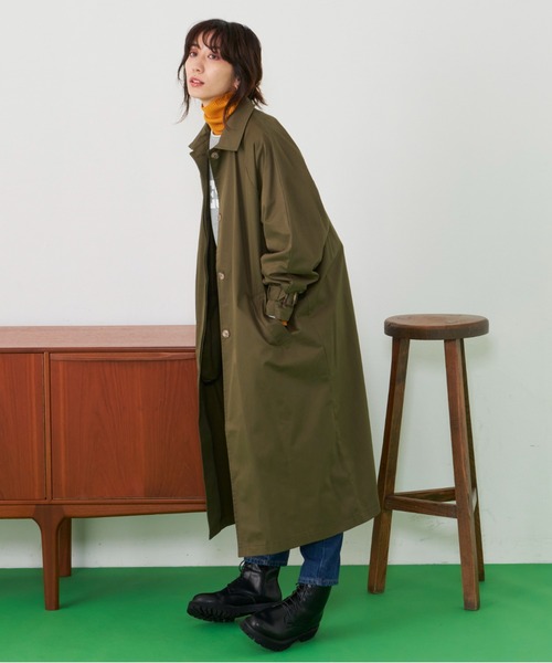 Auntie Rosa Holiday(アンティローザホリデー)の「2WAYステンカラーコート(ステンカラーコート・レディース・ベージュ/カーキ・FREE)」の18枚目の写真