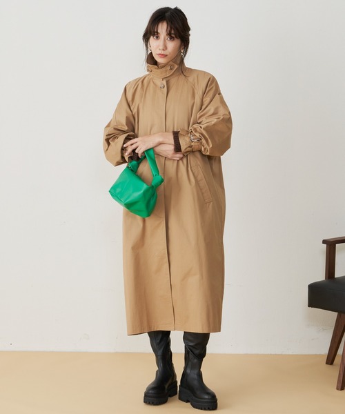 Auntie Rosa Holiday(アンティローザホリデー)の「2WAYステンカラーコート(ステンカラーコート・レディース・ベージュ/カーキ・FREE)」の20枚目の写真