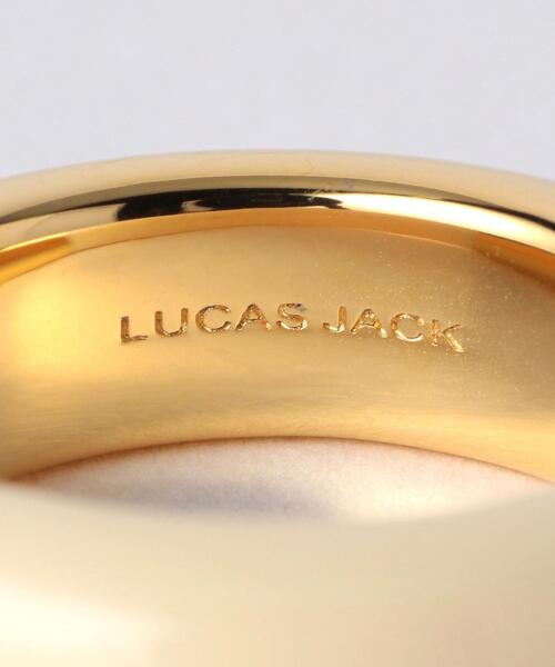 LUCAS JACK(ルーカスジャック)の「<LUCAS JACK>メタルコンビ リング ◆(リング・レディース・ナチュラル・FREE)」の4枚目の写真
