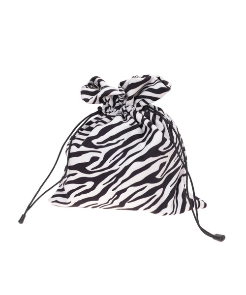 Edit Sheen（エディットシーン）の「巾着ゼブラトートバッグ（トートバッグ・レディース・ブラック・FREE）」の13枚目の写真