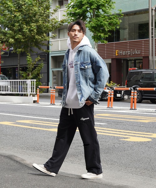 #Re:room（リルーム）の「ヴィンテージビッグデニムジャケット（デニムジャケット・メンズ・ブルー・M-L/S-M）」の21枚目の写真