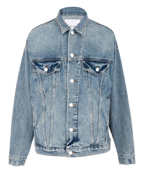 #Re:room（リルーム）の「ヴィンテージビッグデニムジャケット（デニムジャケット・メンズ・ブルー・M-L/S-M）」の5枚目の写真