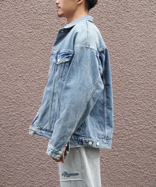 #Re:room（リルーム）の「ヴィンテージビッグデニムジャケット（デニムジャケット・メンズ・ブルー・M-L/S-M）」の13枚目の写真