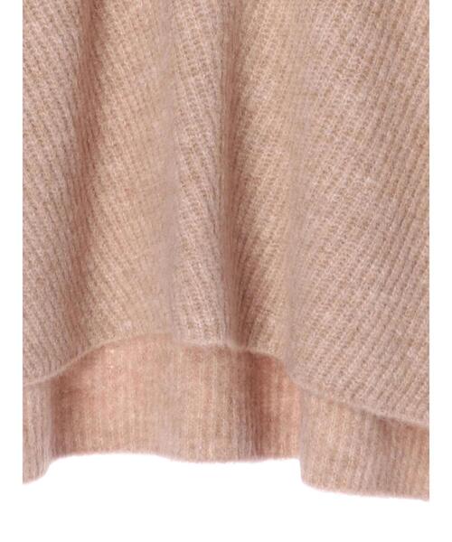 earth music&ecology（アースミュージックアンドエコロジー）の「ブラッシュヤーンＶネックプルオーバー＊（ニット/セーター・レディース・チャコールグレー/ベージュ/アイボリー/ミント・FREE）」の14枚目の写真