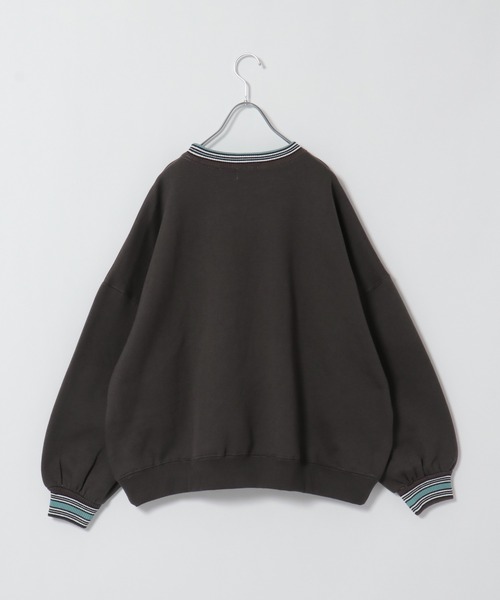 notch.（ノッチ）の「裏起毛ラインリブスウェット（スウェット・レディース・ブルー/グレー/ブラック・M）」の15枚目の写真