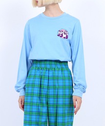 PUNYUS | パンダ刺繍ロンＴ(Tシャツ/カットソー)