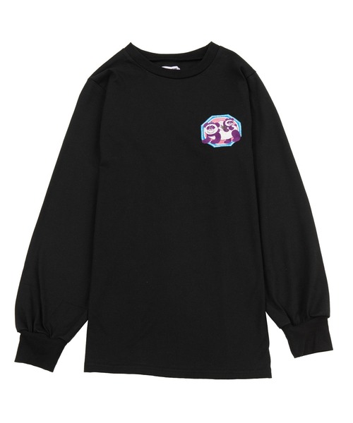 PUNYUS（プニュズ）の「パンダ刺繍ロンＴ（Tシャツ/カットソー・レディース・ブラック/ライトピンク/ブルー・2/1/4/3）」の9枚目の写真