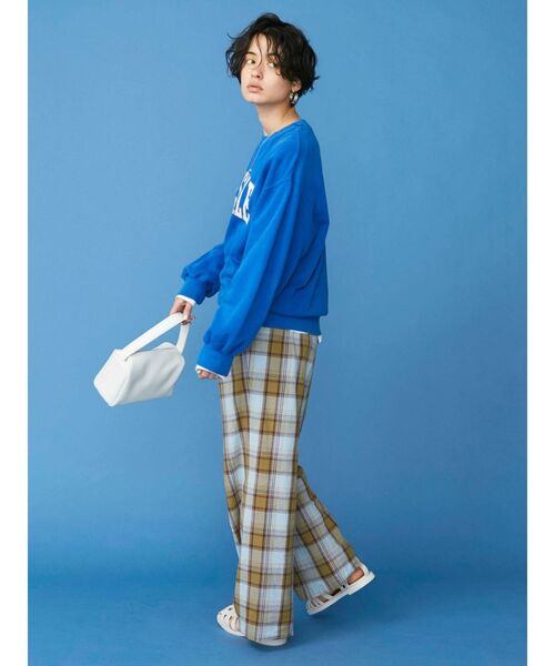 Ungrid（アングリッド）の「カラーチェックラフパンツ（その他パンツ・レディース・ブルー・FREE）」の19枚目の写真