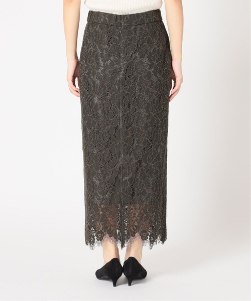 La TOTALITE（ラトータリテ）の「《追加》パネルレース タイトスカート◆（スカート・レディース・グレー/ベージュ・38/36）」の22枚目の写真