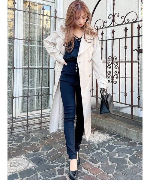 RESEXXY(リゼクシー)の「3連ボタンスキニー(その他パンツ・レディース・ブラック/ベージュ/その他1・FREE)」の5枚目の写真