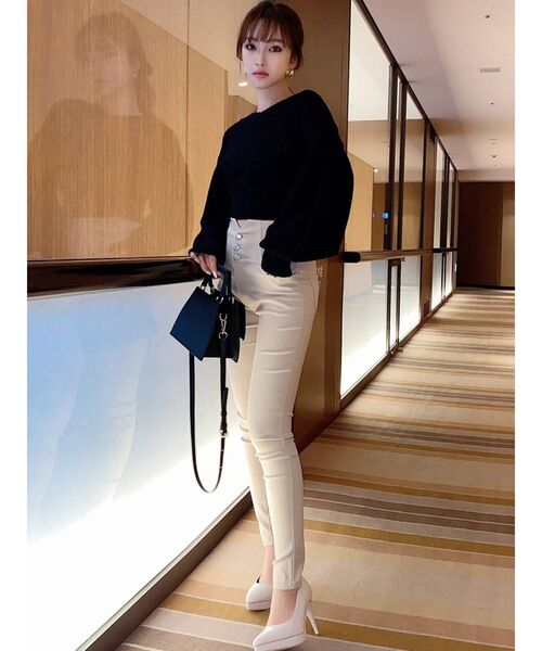 RESEXXY(リゼクシー)の「3連ボタンスキニー(その他パンツ・レディース・ブラック/ベージュ/その他1・FREE)」の7枚目の写真