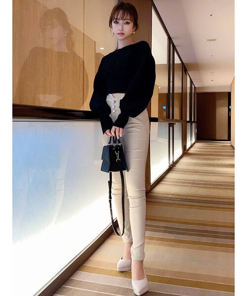 RESEXXY(リゼクシー)の「3連ボタンスキニー(その他パンツ・レディース・ブラック/ベージュ/その他1・FREE)」の8枚目の写真