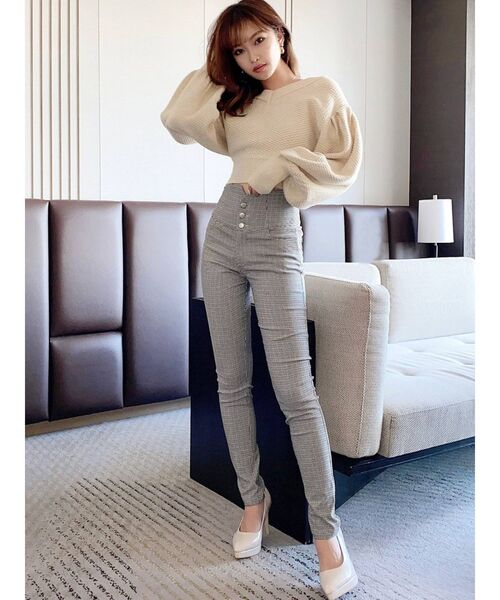 RESEXXY(リゼクシー)の「3連ボタンスキニー(その他パンツ・レディース・ブラック/ベージュ/その他1・FREE)」の12枚目の写真