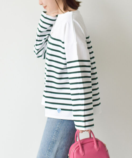 Ray BEAMS（レイビームス）の「ORCIVAL / RACHEL 22ss（Tシャツ/カットソー・レディース・ブルー/グリーン・1）」の4枚目の写真