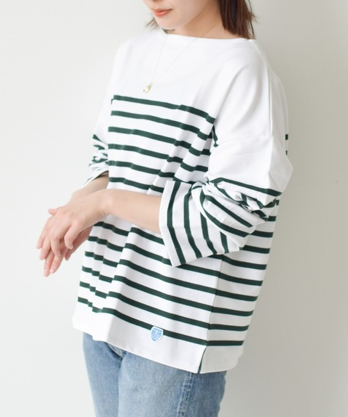 Ray BEAMS（レイビームス）の「ORCIVAL / RACHEL 22ss（Tシャツ/カットソー・レディース・ブルー/グリーン・1）」の2枚目の写真