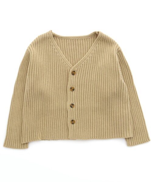 Ampersand（アンパサンド）の「premier スプリングニットカーディガン（カーディガン/ボレロ・キッズ・ピンク/ベージュ/アイボリー/ブルー/グリーン・100/140/90/130/110/80/120/70）」の3枚目の写真