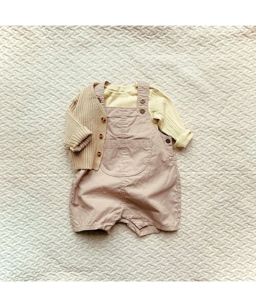 Ampersand（アンパサンド）の「premier スプリングニットカーディガン（カーディガン/ボレロ・キッズ・ピンク/ベージュ/アイボリー/ブルー/グリーン・100/140/90/130/110/80/120/70）」の9枚目の写真