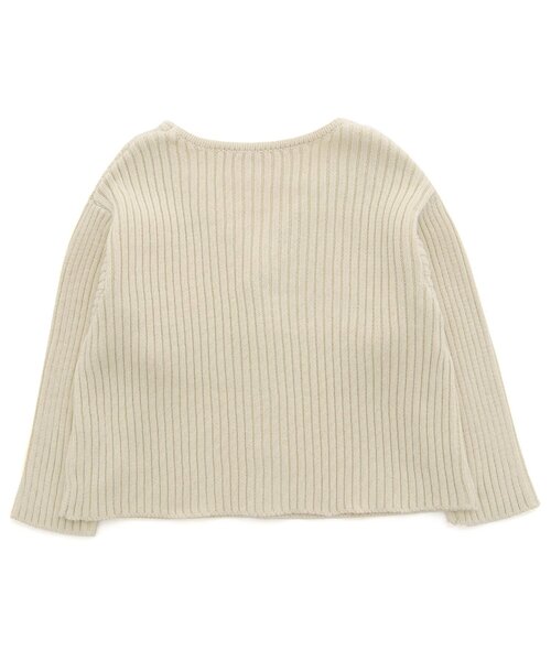 Ampersand（アンパサンド）の「premier スプリングニットカーディガン（カーディガン/ボレロ・キッズ・ピンク/ベージュ/アイボリー/ブルー/グリーン・100/140/90/130/110/80/120/70）」の12枚目の写真