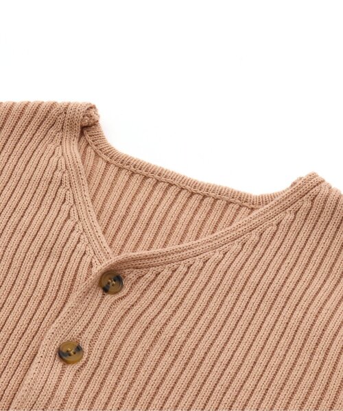 Ampersand（アンパサンド）の「premier スプリングニットカーディガン（カーディガン/ボレロ・キッズ・ピンク/ベージュ/アイボリー/ブルー/グリーン・100/140/90/130/110/80/120/70）」の14枚目の写真