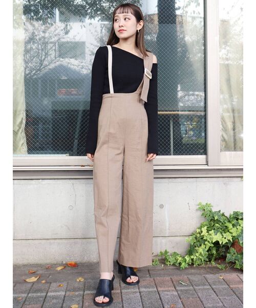 MURUA（ムルーア）の「デコルテオープンニットトップス（ニット/セーター・レディース・アイボリー/ブラック/ベージュ/その他1・FREE）」の18枚目の写真