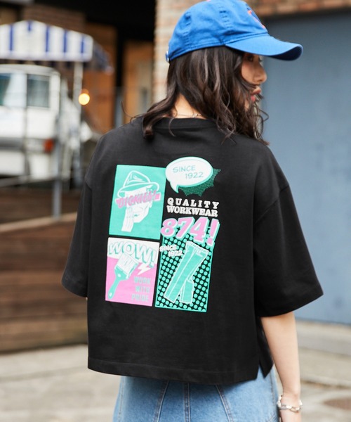 【Dickies】バックグラフィック 半袖 Tシャツ / 送料無料 Dickies/ディッキーズ ビックシルエットバックグラフィック