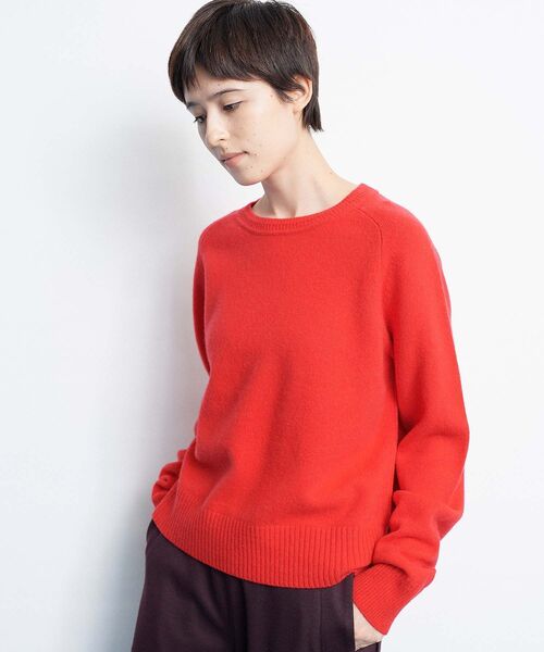 LA MARINE FRANCAISE（マリン フランセーズ）の「起毛ニットプルオーバー（ニット/セーター・レディース・ネイビー/グレー/レッド/イエロー・F）」の5枚目の写真